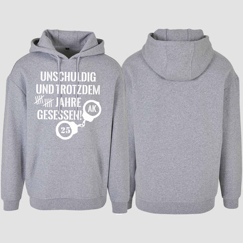 1008 "Unschuldig" Abschluss Oversize Hoodie