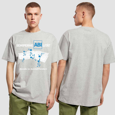 1033 "duchdiffundiert" ABI Oversize T-Shirt einseitig bedruckt