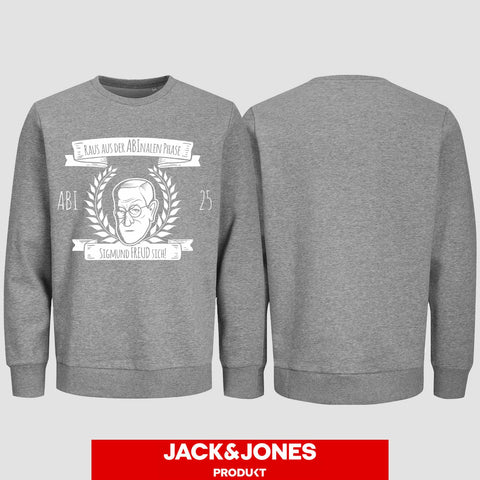 1005 "Abinale Phase" Abi Sweatshirt by Jack&Jones einseitig bedruckt