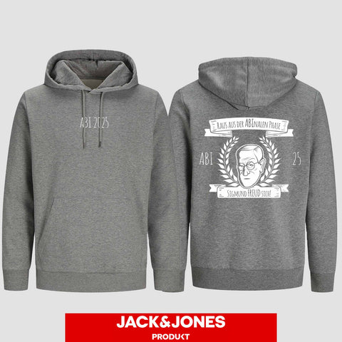 1007 "Abinale Phase" Abi Hoodie by Jack&Jones beidseitig bedruckt