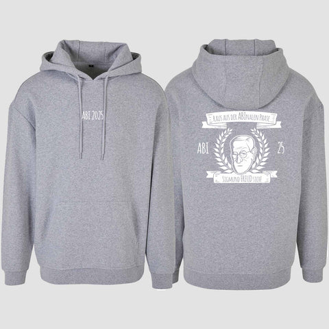 1007 "Abinale Phase" Abi Oversize Hoodie beidseitig bedruckt