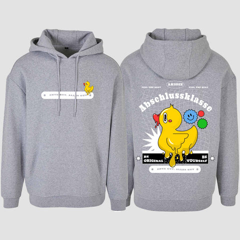 1053 "Ente gut, alles gut" Abschluss Oversize Hoodie beidseitig bedruckt