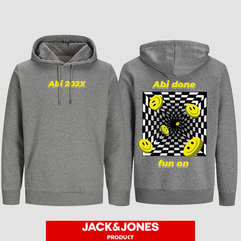 1054 "Abi done" ABI Hoodie by Jack&Jones beidseitig bedruckt