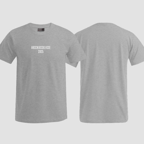 1024 "Abschlussklasse 2025" Abschluss T-Shirt einseitig bedruckt