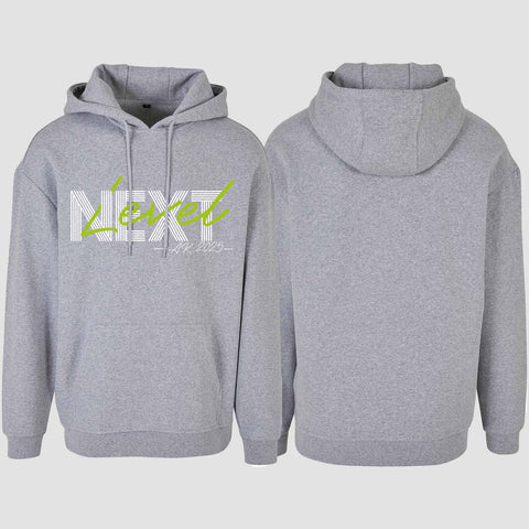 1045 "Next Level" Abschluss Oversize Hoodie einseitig bedruckt