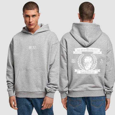 1007 "ABInale Phase" Abi Premium Oversize Hoodie beidseitig bedruckt
