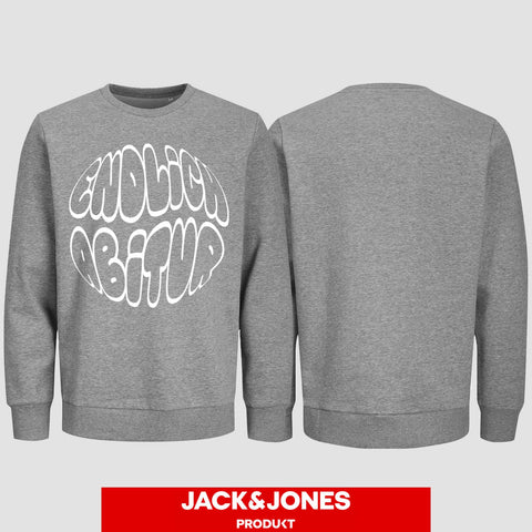 1038 "Endlich Abitur" Abi Sweatshirt by Jack&Jones einseitig bedruckt