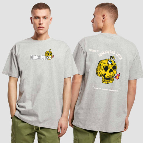 1056 "Abikalypse" Abi Oversize T-Shirt beidseitig bedruckt