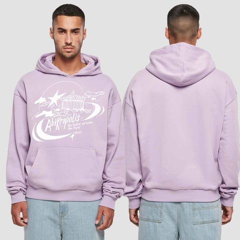 1046 "Abikropolis" Abi Premium Oversize Hoodie einseitig bedruckt