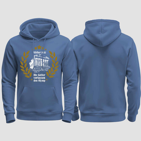 1040 "der Olymp" Abi regular College Hoodie einseitig bedruckt