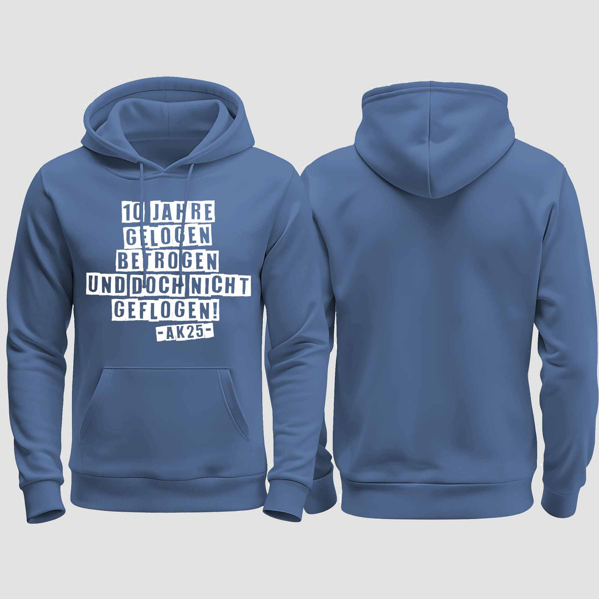 1031 "nicht geflogen" Abschluss regular College Hoodie einseitig bedruckt