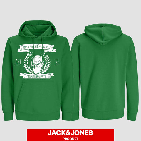 1005 "Abinale Phase" Abi Hoodie by Jack&Jones einseitig bedruckt