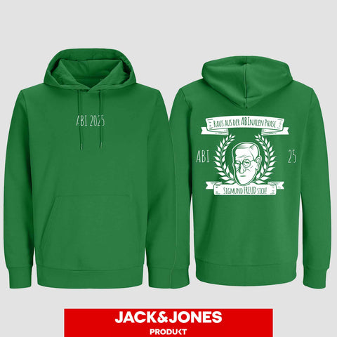 1007 "Abinale Phase" Abi Hoodie by Jack&Jones beidseitig bedruckt
