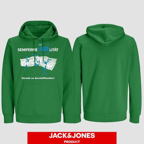 1033 "Durchdiffundiert" ABI Hoodie by Jack&Jones einseitig bedruckt