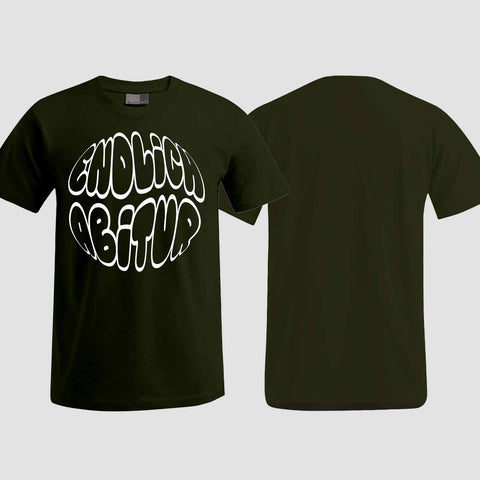 1038 "Endlich Abitur" ABI T-Shirt einseitig bedruckt