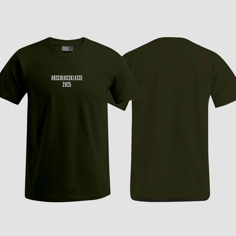 1024 "Abschlussklasse 2025" Abschluss T-Shirt einseitig bedruckt