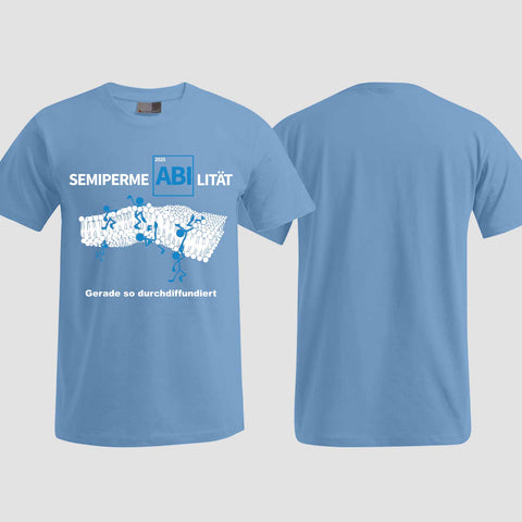 1033 "Durchdiffundiert" ABI T-Shirt einseitig bedruckt