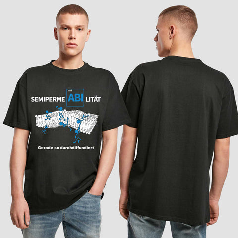 1033 "duchdiffundiert" ABI Oversize T-Shirt einseitig bedruckt