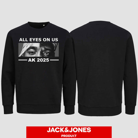 1022 "All Eyes" Abschluss Sweatshirt by Jack&Jones einseitig bedruckt