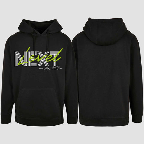 1045 "Next Level" Abschluss Oversize Hoodie einseitig bedruckt