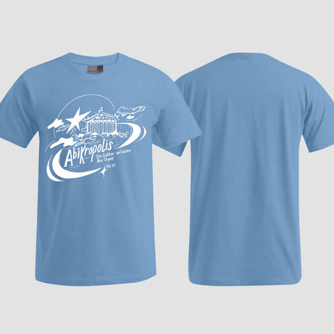 1046 "AbiKropolis" ABI T-Shirt einseitig bedruckt