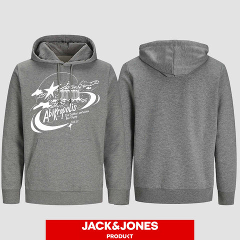 1046 "Abikropolis" ABI Hoodie by Jack&Jones einseitig bedruckt