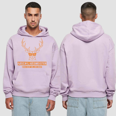 1013 "wenn nicht wir..." Abschluss Premium Oversize Hoodie einseitig bedruckt