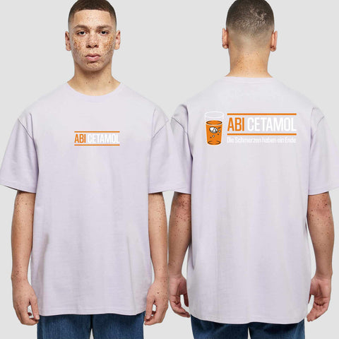 1002 "Abicetamol" Abi Oversize T-Shirt beidseitig bedruckt