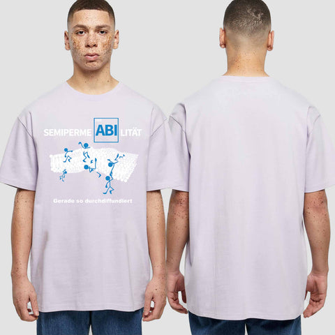 1033 "duchdiffundiert" ABI Oversize T-Shirt einseitig bedruckt