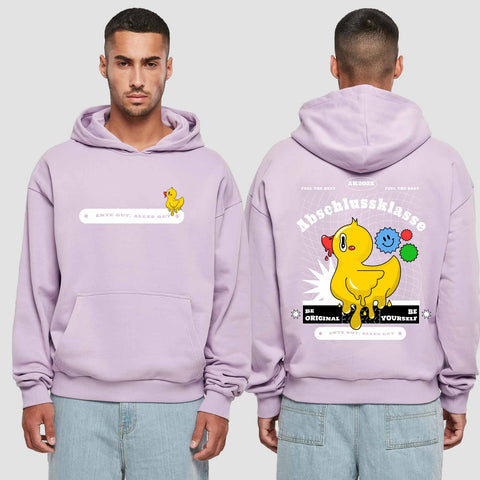 1053 "Ente gut, alles gut" Abschluss Premium Oversize Hoodie beidseitig bedruckt