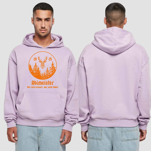 1004 "Abimeister" Abi Premium Oversize Hoodie einseitig bedruckt