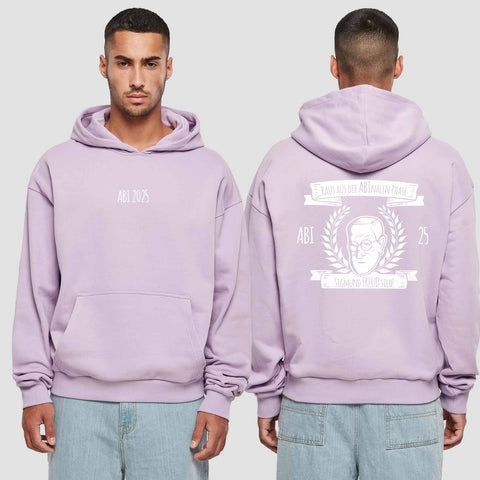 1007 "ABInale Phase" Abi Premium Oversize Hoodie beidseitig bedruckt