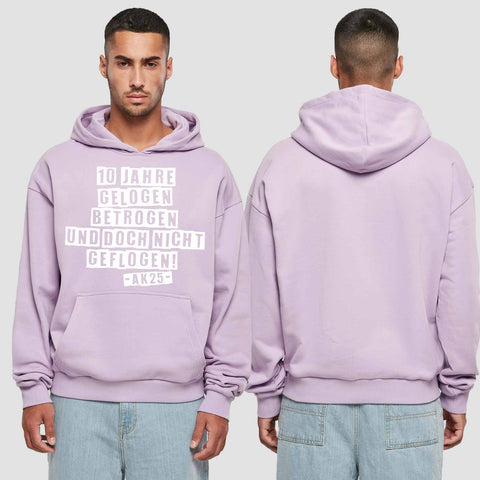 1030 "nicht geflogen" Abschluss Premium Oversize Hoodie einseitig bedruckt