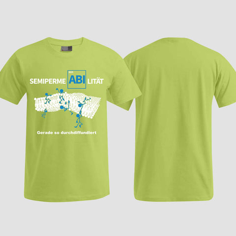 1033 "Durchdiffundiert" ABI T-Shirt einseitig bedruckt