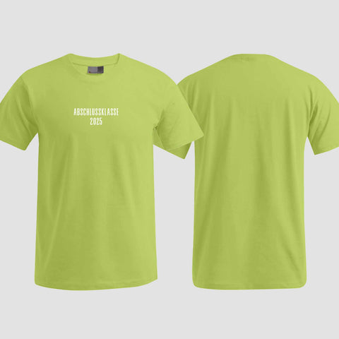 1024 "Abschlussklasse 2025" Abschluss T-Shirt einseitig bedruckt