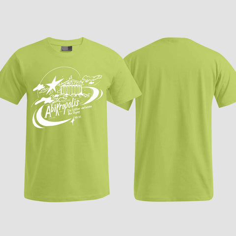 1046 "AbiKropolis" ABI T-Shirt einseitig bedruckt