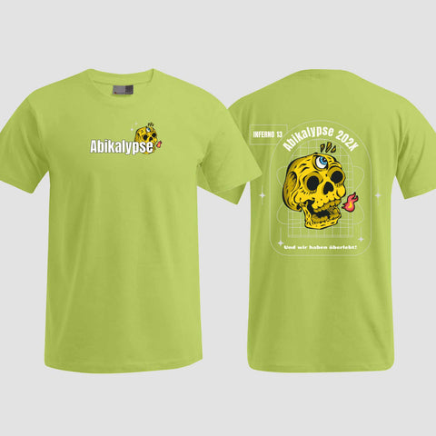 1056 "Abikalypse" Abi T-Shirt beidseitig bedruckt