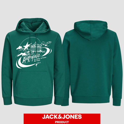1046 "Abikropolis" ABI Hoodie by Jack&Jones einseitig bedruckt