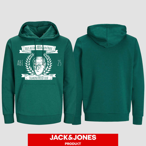 1005 "Abinale Phase" Abi Hoodie by Jack&Jones einseitig bedruckt