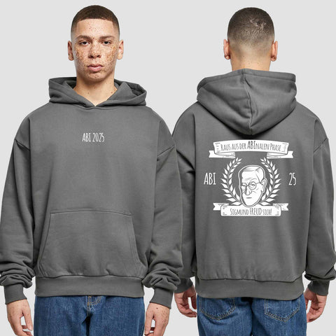 1007 "ABInale Phase" Abi Premium Oversize Hoodie beidseitig bedruckt