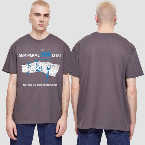 1033 "duchdiffundiert" ABI Oversize T-Shirt einseitig bedruckt