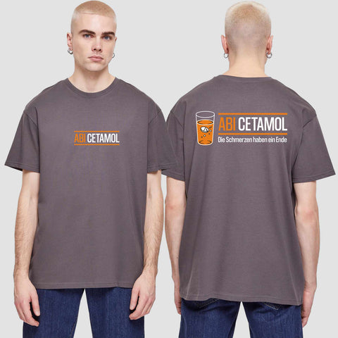 1002 "Abicetamol" Abi Oversize T-Shirt beidseitig bedruckt