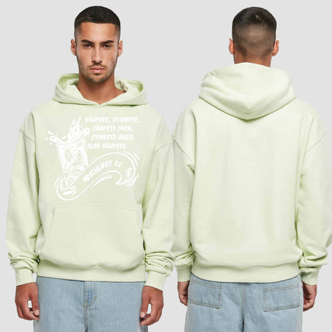 1048 "Säufste" Abschluss Premium Oversize Hoodie einseitig bedruckt