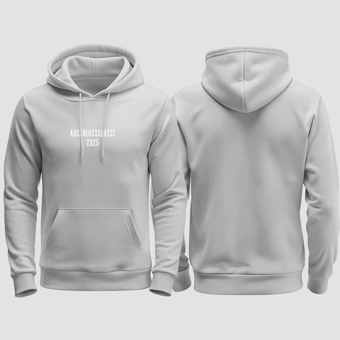 1024 "Abschlussklasse 2025" Abschluss regular College Hoodie einseitig bedruckt