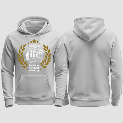 1040 "der Olymp" Abi regular College Hoodie einseitig bedruckt