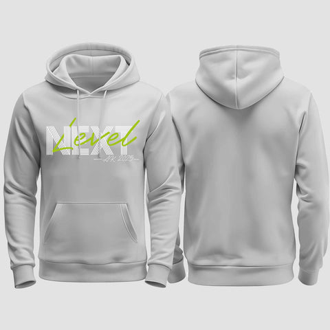 1045 "next Level" Abschluss regular College Hoodie einseitig bedruckt