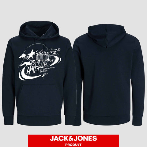1046 "Abikropolis" ABI Hoodie by Jack&Jones einseitig bedruckt