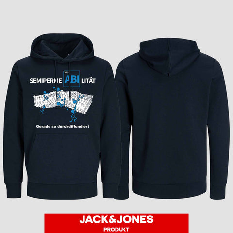 1033 "Durchdiffundiert" ABI Hoodie by Jack&Jones einseitig bedruckt