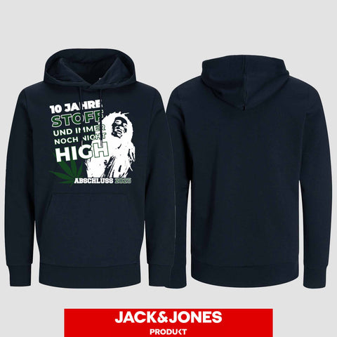 1030 "10 Jahre Stoff" Abschluss Hoodie by Jack&Jones einseitig bedruckt