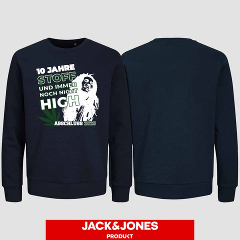 1030 "Stoff" Abschluss Sweatshirt by Jack&Jones einseitig bedruckt